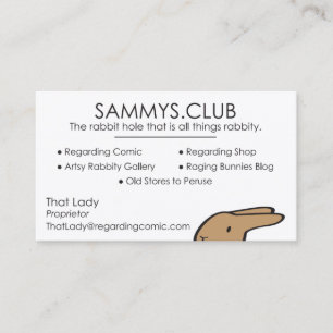 CARTE DE VISITE CLUB SAMMYS