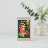 Carte De Visite club vert de piment (Debout devant)