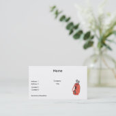 Carte De Visite clubs de golf (Debout devant)