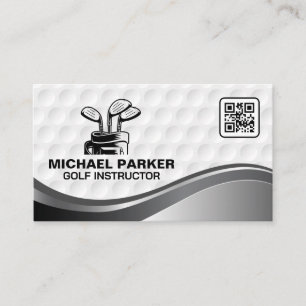 Carte De Visite Clubs de golf   Code QR