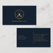 Carte De Visite Clubs de golf Gold (Devant / Derrière)