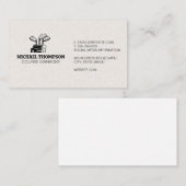 Carte De Visite Clubs d'or en sac (Devant / Derrière)