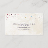 Carte De Visite Cluster de cristaux de chakras (Dos)