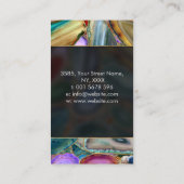 Carte De Visite Cluster de cristaux de guérison sur des géoodes co (Dos)