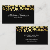 Carte De Visite Cluster d'or | Lux Shimmer (Devant / Derrière)