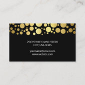 Carte De Visite Cluster d'or | Lux Shimmer (Dos)