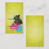 Carte De Visite CMYK Splash (Devant / Derrière)