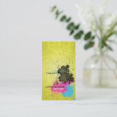 Carte De Visite CMYK Splash (Debout devant)