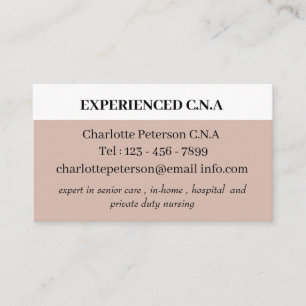 Carte De Visite CNA simple