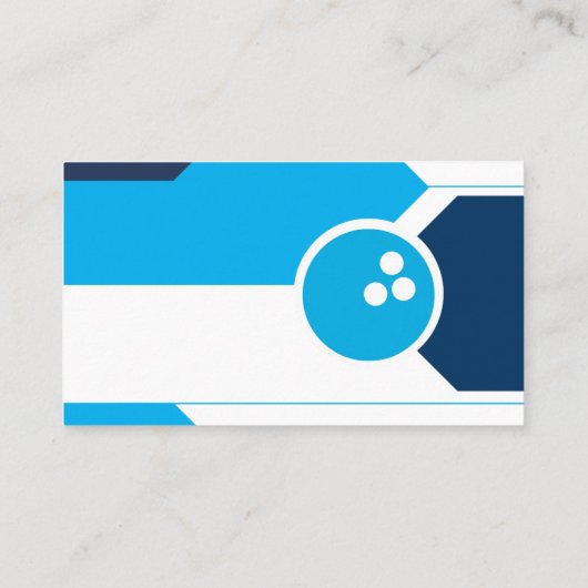 Carte De Visite Coach de Bowling (Dos)