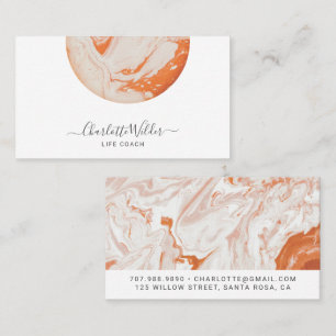 Carte De Visite Coach de vie abstrait moderne