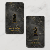 Carte De Visite Coach des échecs (Devant / Derrière)