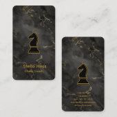 Carte De Visite Coach des échecs (Devant / Derrière)