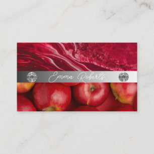 Carte de visite Coach Diamant Rose Marbre Argenté