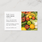 Carte De Visite Coach en nutrition élégante classique (Devant)