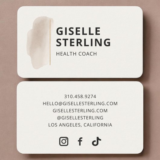Carte De Visite Coach en santé