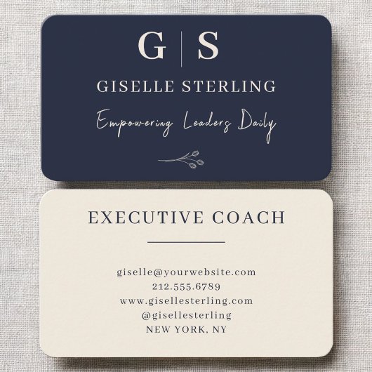 Carte De Visite Coach exécutif