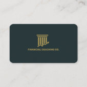 Carte De Visite Coach financier Professional Forest Green (Dos)