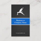 Carte De Visite Coach Fitness - Yoga Creative Innovative (Dos)