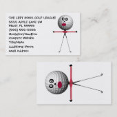 Carte De Visite Coach golf (Devant / Derrière)