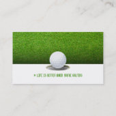 Carte De Visite Coach golf | Cours d'instructeur professionnel de  (Dos)