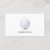 Carte De Visite Coach golf | Cours d'instructeur professionnel de  (Dos)