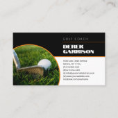 Carte De Visite Coach golf | Cours d'instructeur professionnel de  (Devant)
