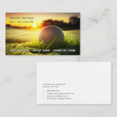 Carte De Visite Coach golf | Instructeur professionnel de golf (Devant / Derrière)