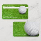 Carte De Visite Coach golf | Sport (Devant / Derrière)