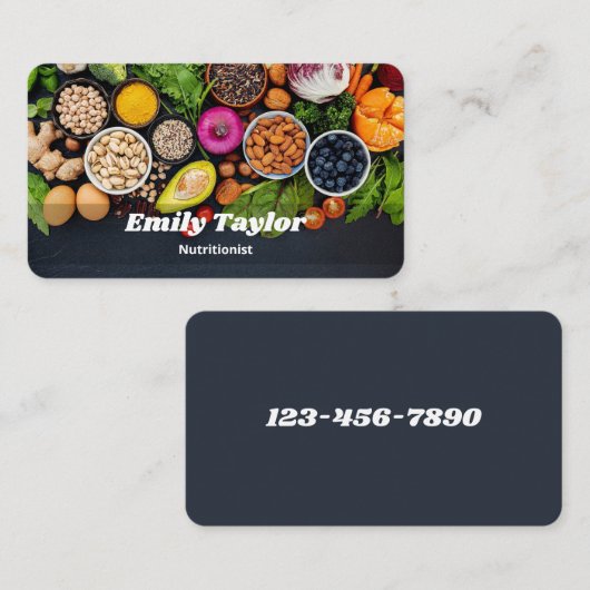 Carte De Visite Coach Nutrition (Devant / Derrière)