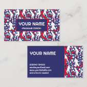 Carte De Visite Coach Pickleball joueurs américains de pickball (Devant / Derrière)