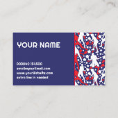 Carte De Visite Coach Pickleball joueurs américains de pickball (Dos)