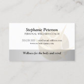 Carte De Visite Coach santé et bien-être (Dos)