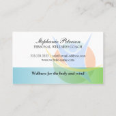 Carte De Visite Coach santé et bien-être (Dos)