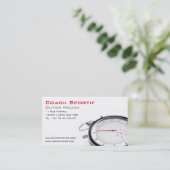 Carte de visite, coach sportif ou entraineur (Debout devant)