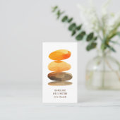 Carte De Visite Coach Vie Moderne Aquarelle QR Code (Debout devant)