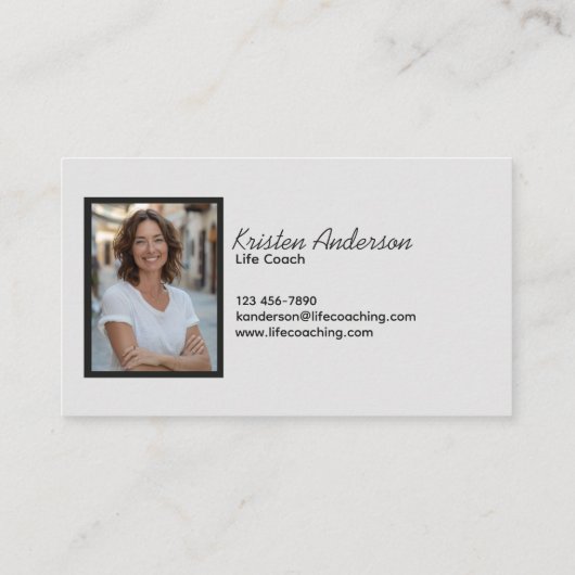 Carte De Visite Coaching de vie (Dos)