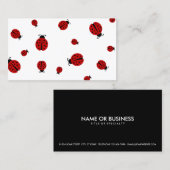 Carte De Visite coccinelle (Devant / Derrière)