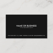 Carte De Visite coccinelle (Dos)