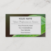 Carte De Visite coccinelle positive et chanceuse pour zen et éduca (Dos)