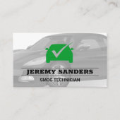 Carte De Visite Coche verte | Services automatiques | Voiture (Devant)