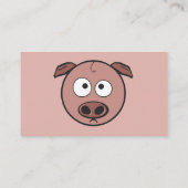 Carte De Visite Cochon mignon (Dos)