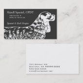 Carte De Visite Cocker Spaniel Chien Business (Devant / Derrière)