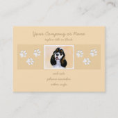 Carte De Visite Cocker Spaniel (Parti) Peinture - Art Chien origin (Devant)