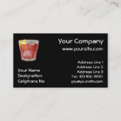 Carte De Visite cocktail Americano (Devant)