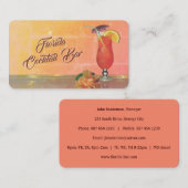 Carte de visite Cocktail Bar (Devant / Derrière)