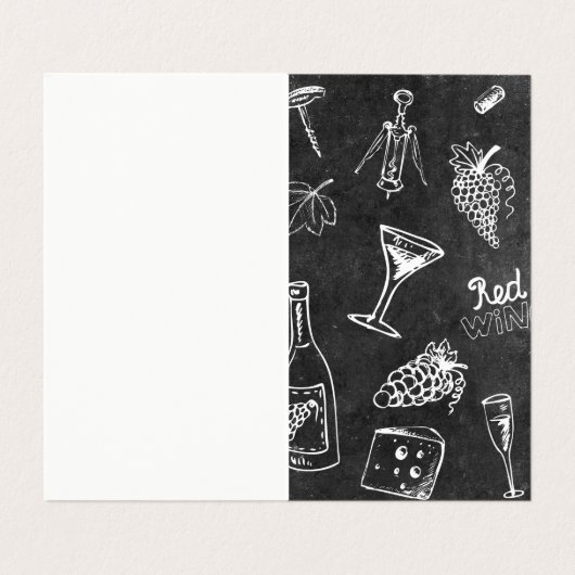 Carte De Visite Cocktail | Barman (Intérieur déplié)