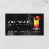 Carte De Visite Cocktail | Barre (Devant)
