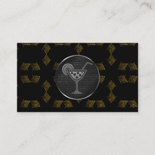 Carte De Visite Cocktail   Barre   Restaurant