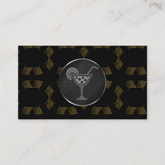 Carte De Visite Cocktail | Barre | Restaurant (Devant)